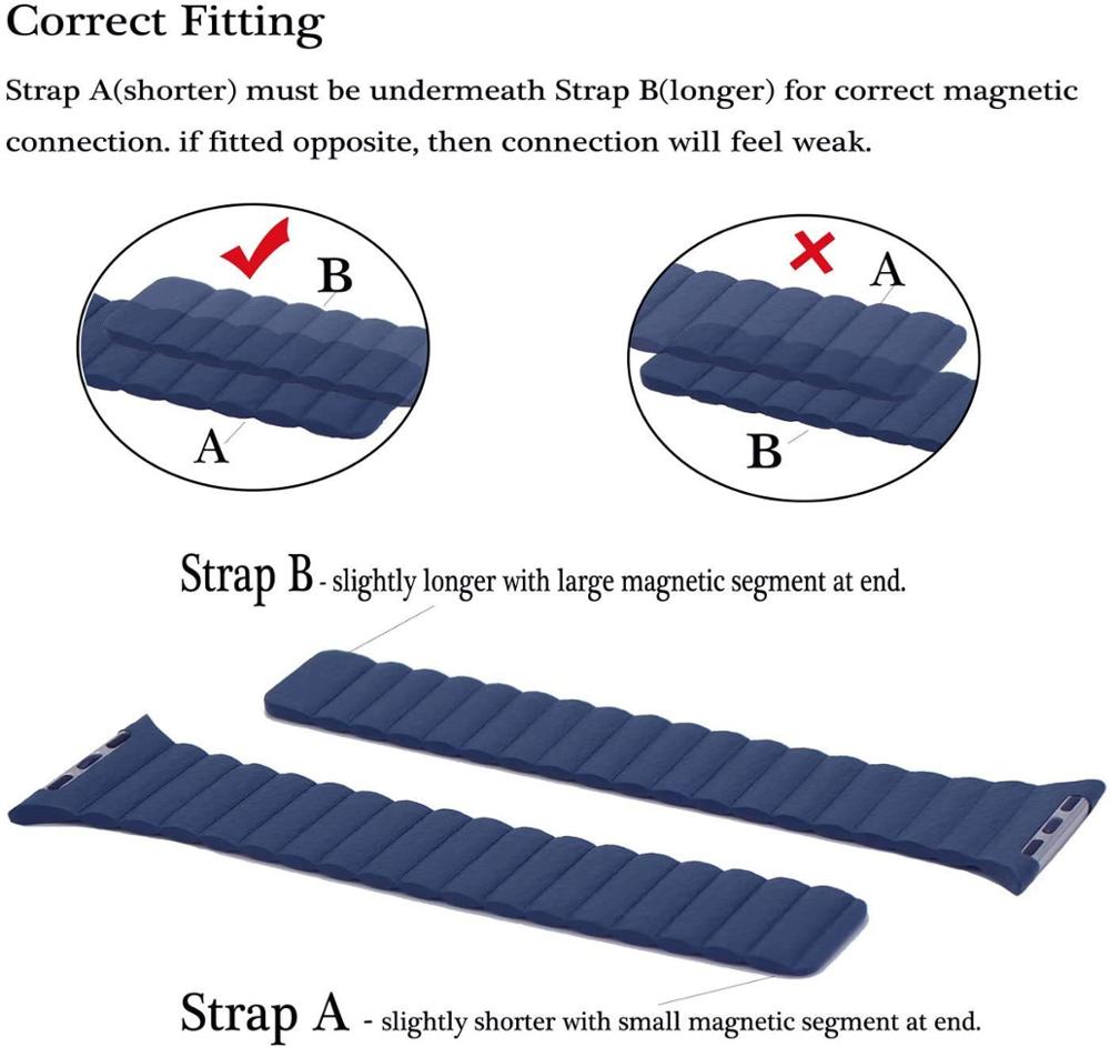 Leather Magnetic loop for Apple Watch - Premium Apple Watch Accessories from Dressmycell.com - Just $20.00! Shop now at Dressmycell.com Leather Magnetic loop for Apple Watch - Premium Apple Watch Accessories from Dressmycell.com - Just $20.00! Shop now at Dressmycell.com